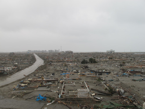 La nada. Natori (Japón) después del tsunami. Foto: David Jiménez